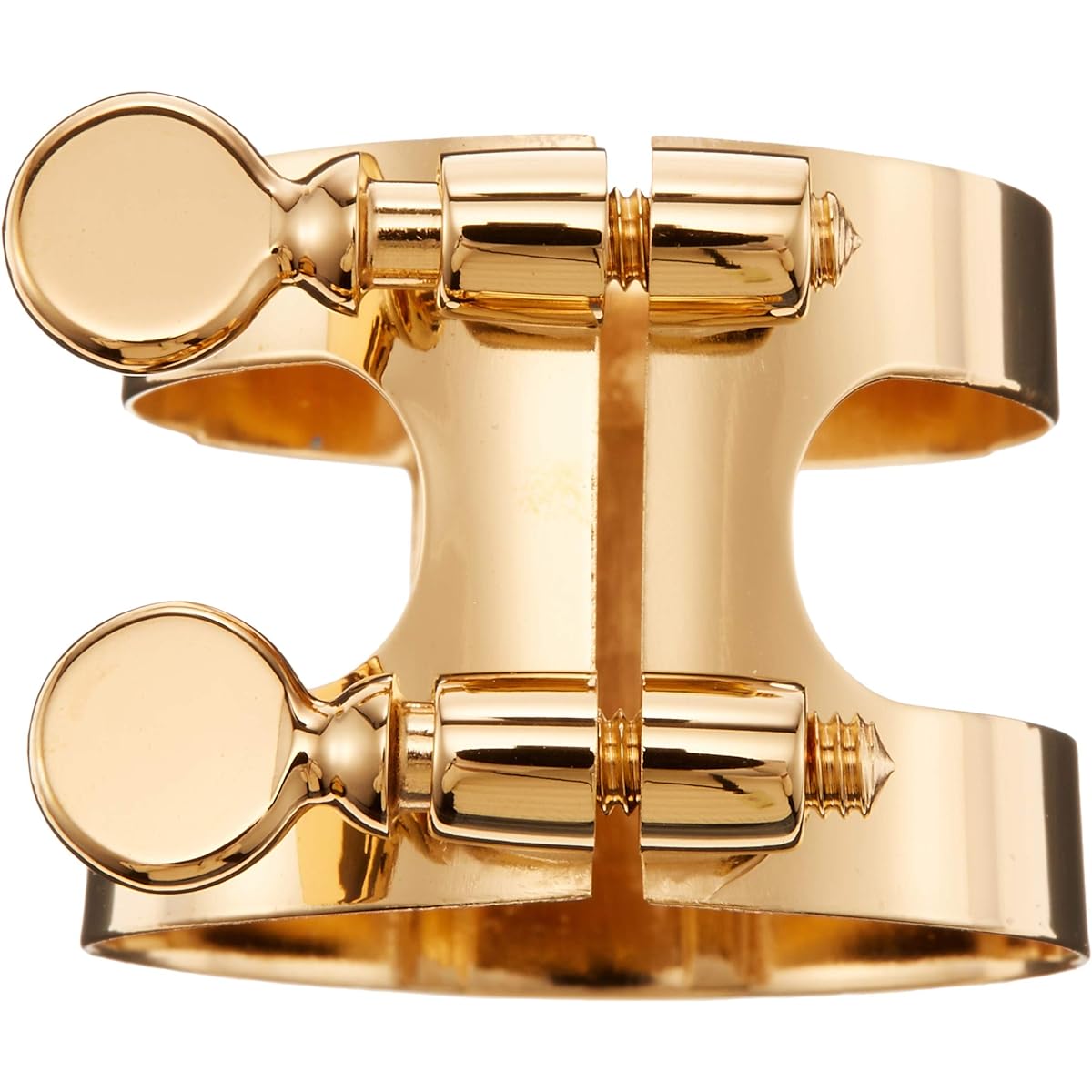 Bonnard Baritone Saxophone Ligature Reverse Closure Pink Gold Plate Finish (2256UPG)