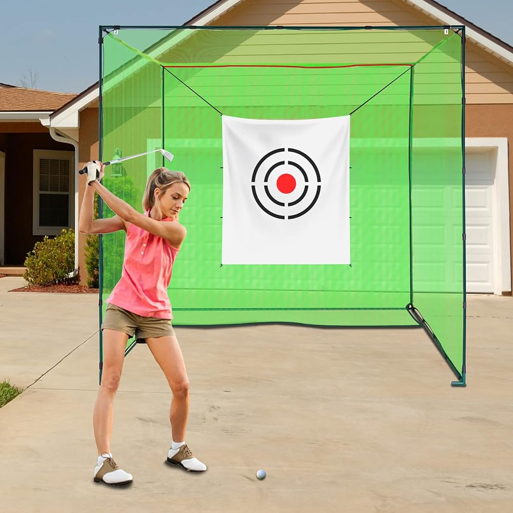 Golf Target Target for Golf Target Practice Target 1.8 x 1.5m Shock Absorption Noise Reduction Indoor Outdoor Space Saving