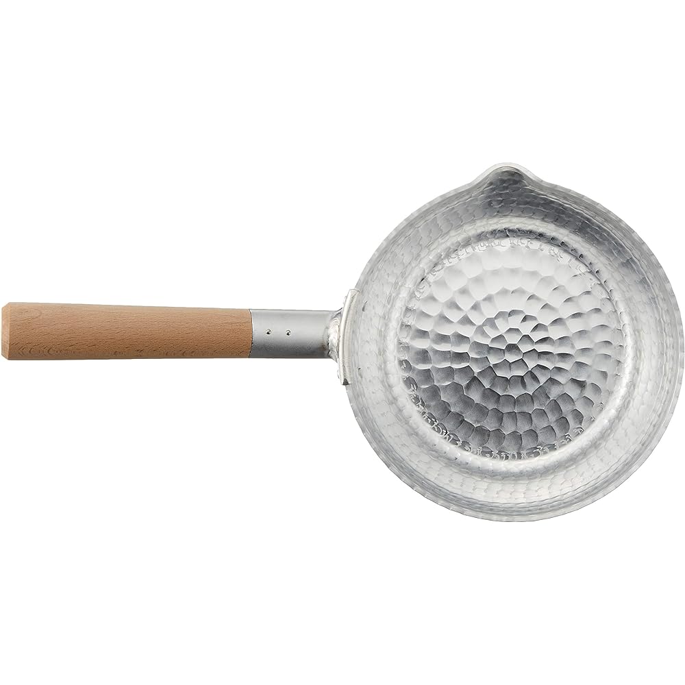 Endo Shoji Commercial Handmade Snow Flat Pot 19.5cm Professional Use Aluminum (3mm Thick) AYK5319