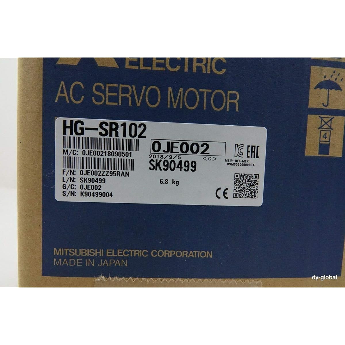 Industrial Motor HG-SR102 AC Servo Motor Servo Motor HGSR102