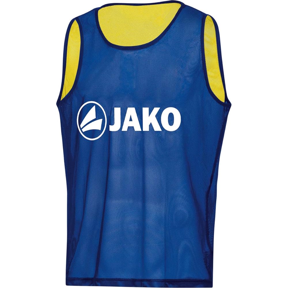 [Yako] Soccer Goods 2618-03 Reversible Bibs (Neon Yellow/Blue) Adult Size Yellow/Blue