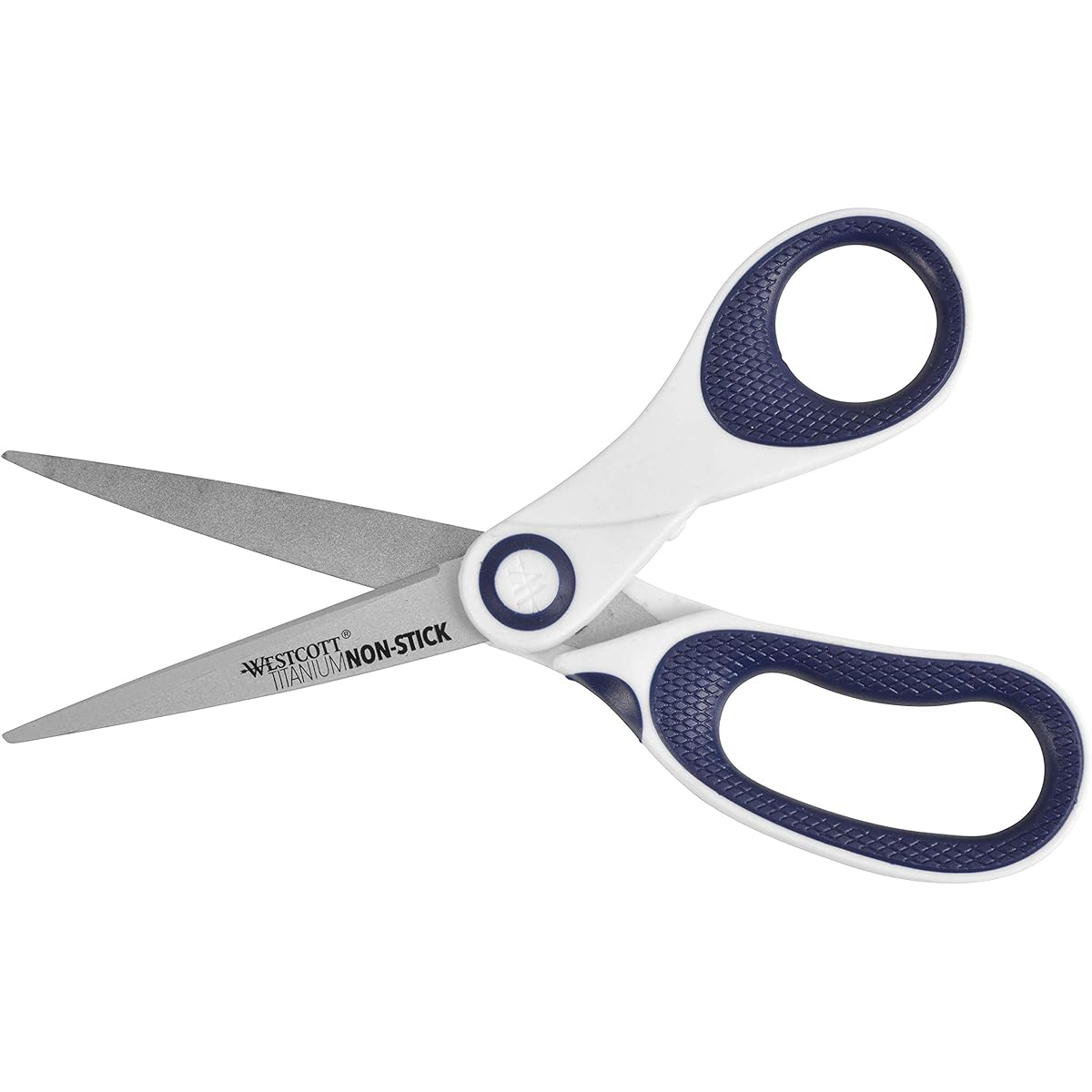 Westcott 2 Pack 8 Inch Titanium Nonstick Scissors Ceramic Safety Box Cutter