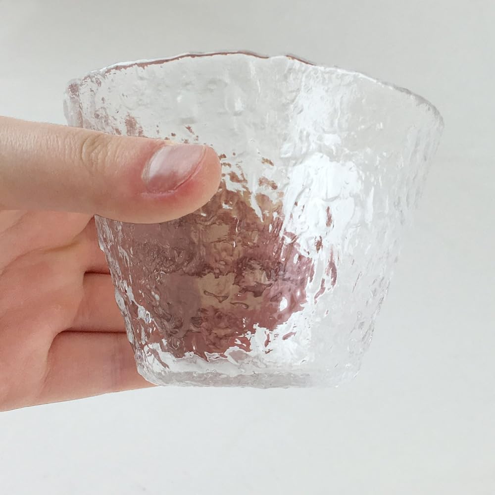 Adelia Tumbler 180ml Tsugaru Vidro First Snow Free Cup Set of 6 Made in Japan F-77655