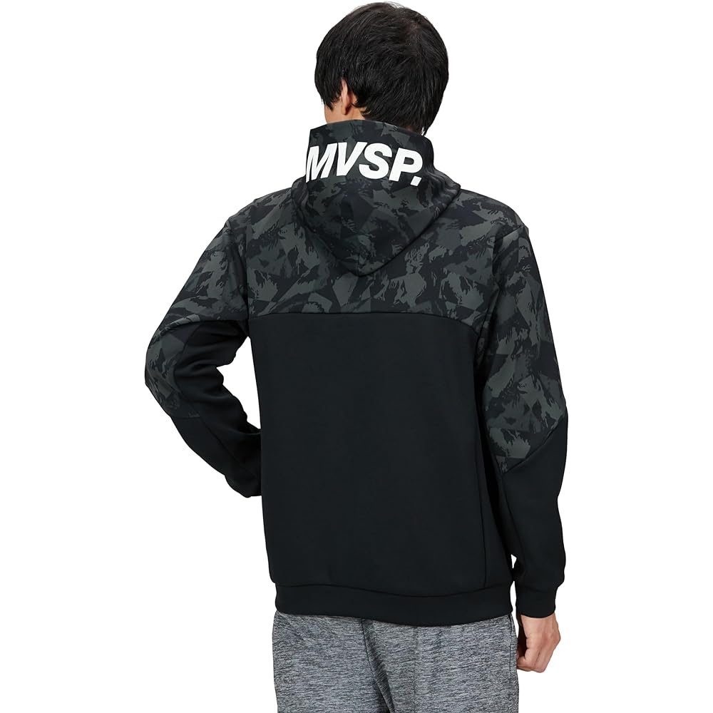 [DESCENTE] Sweatshirt Full Zip Cover (both available) S.F.TECH SHIELD Allover Pattern MOVESPORT MVSP Windproof Heat Retention Stretch Sweat Absorbent Training Men's