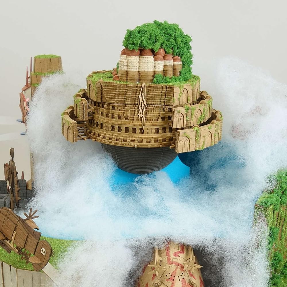 Sankei Studio Ghibli Works Series Laputa: Castle in the Sky Diorama Paper Craft MK07-44