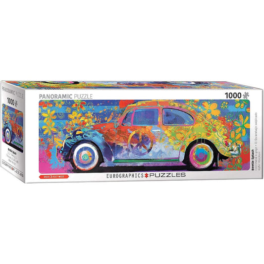 1000 Piece Jigsaw Puzzle Volkswagen Beetle Splash