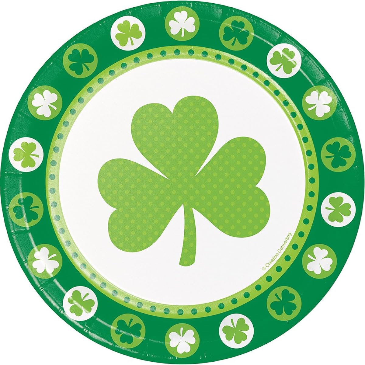 Creative Converting 327085 Dessert Plates, Green