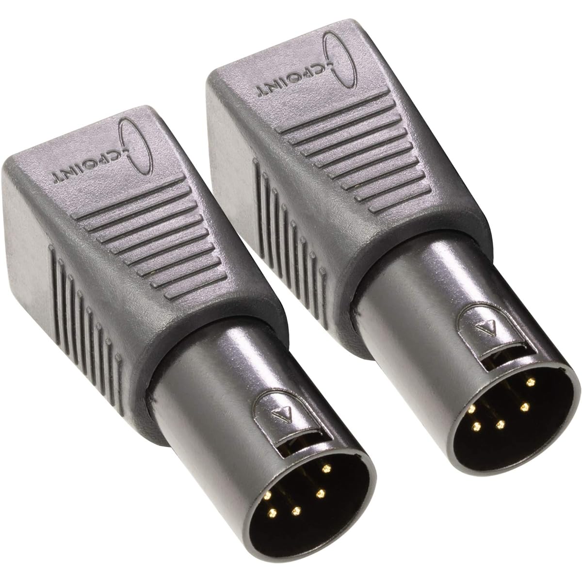 CPoint XLRJ45 5 Pin XLR Male to RJ45 DMX Adapter XLRJ45-5M 2 Pack