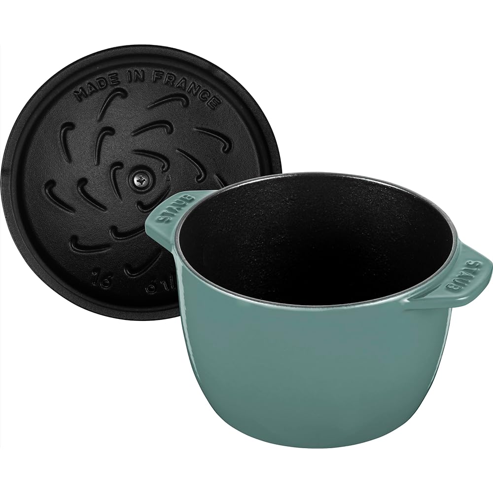 staub "Rectangular Dish (20 x 16 cm / 27 x 20 cm) 2 Piece Set Eucalyptus" Ceramic Set Gratin Dish Oven Microwave Safe [Authorized Japanese Product] Ceramic Eucalyptus color Dish Z1022-772