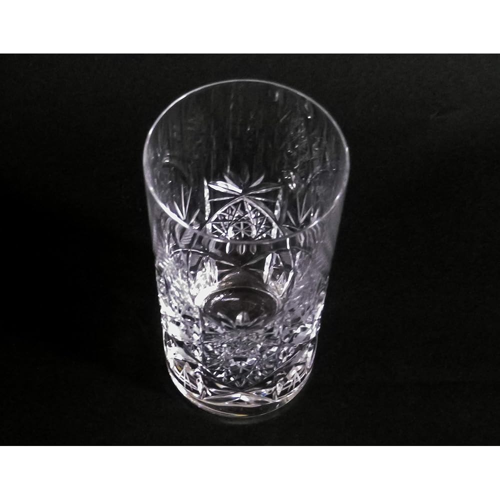 Bohemian Glass Hand Cut Tumbler Set of 2 25925/41448/240/2