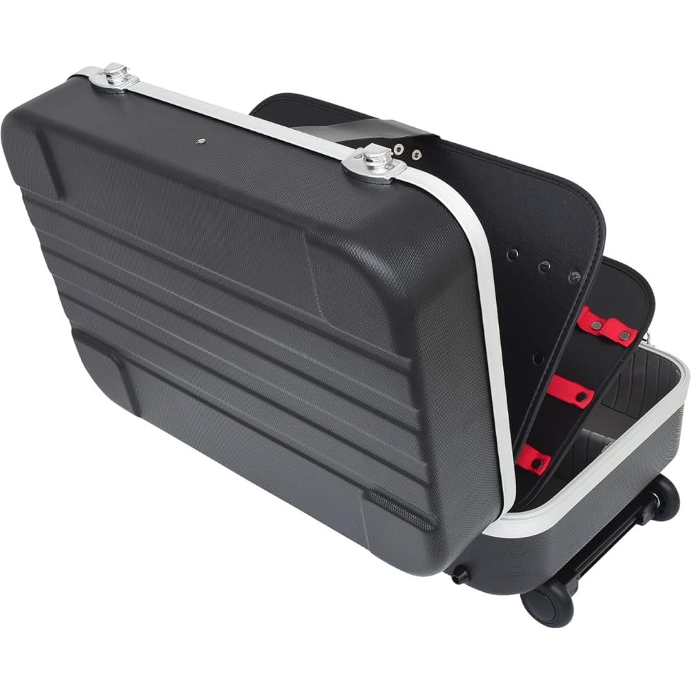 KS TOOLS ABS hard protective case with removable telescopic trolly 850.0530