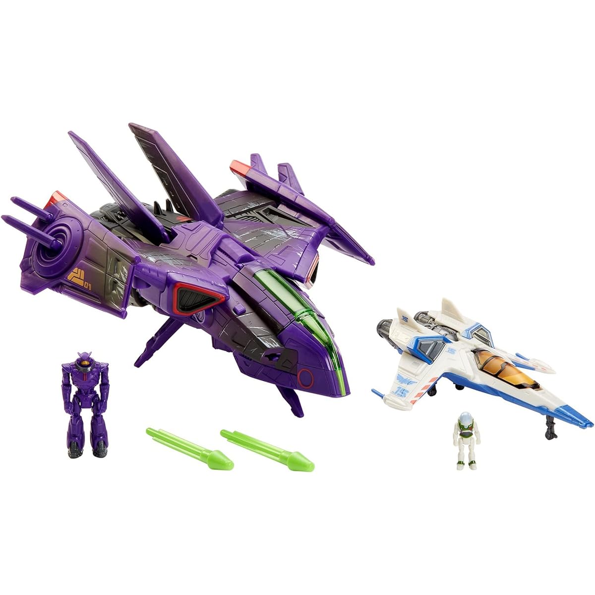 Mattel Buzz Lightyear Space Battle Pack Hyperspeed 2 Spaceship + Microfigure