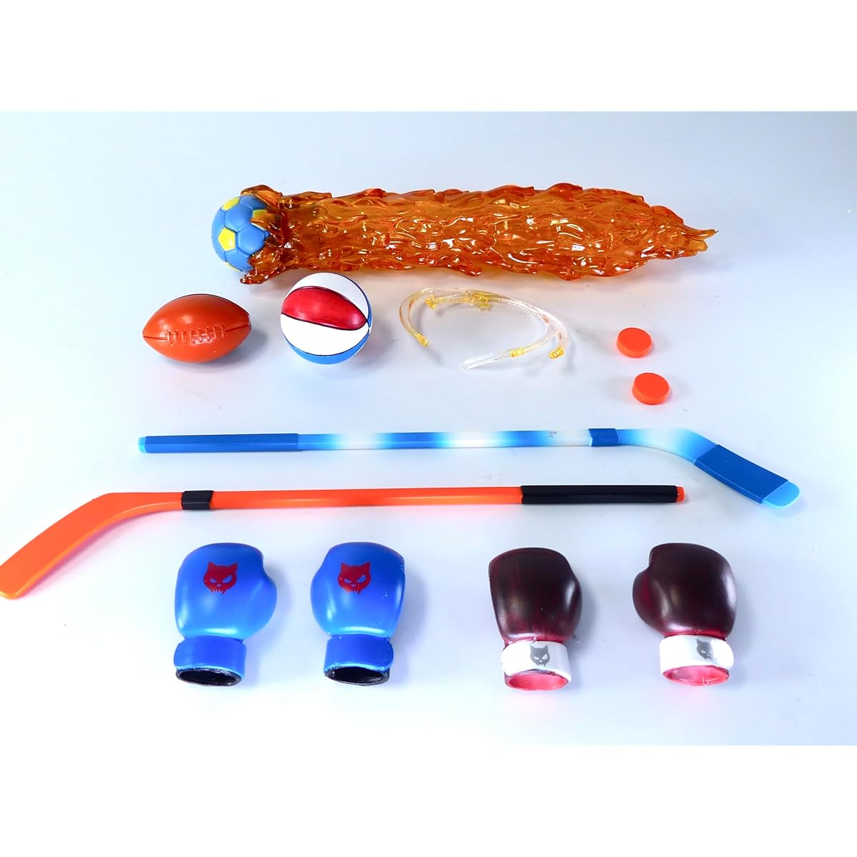 Super Action Stuff Game ON Arcade 1/12 Scale 6 Inch Action Figure Accessory Set with LED Light (Cat with Knife 2 with Light), SAS16002