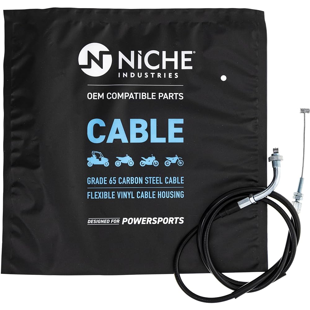 NICHE Push Pull Throttle Cable Set for Honda Shadow Aero 750 17920-MEG-000 17910-MEG-000