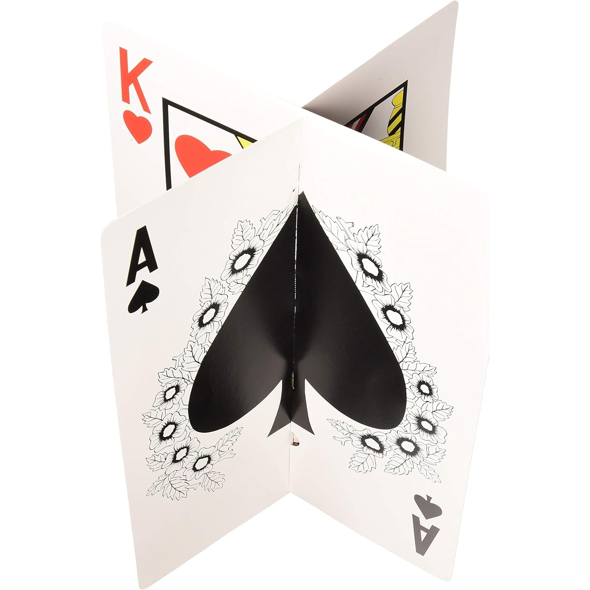 Playing Card 3-D Table Centrepiece - Casino Party Decoration