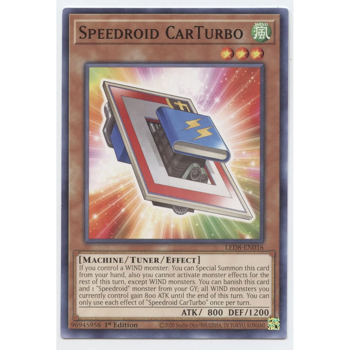Speedroid CarTurbo - LED8-EN016 - Universal - First Edition.