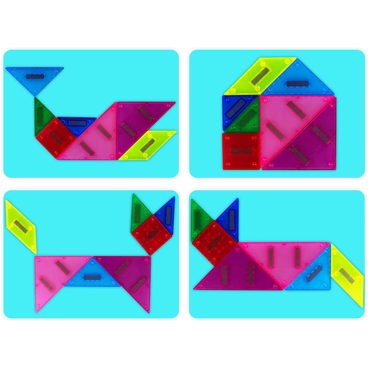 ArtCreativity Magnetic Tangram Book