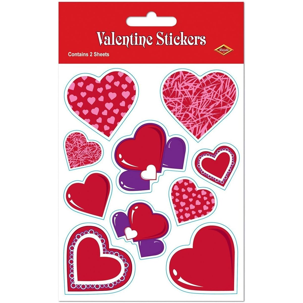 Valentine Sticker (4 Shs/Pkg)