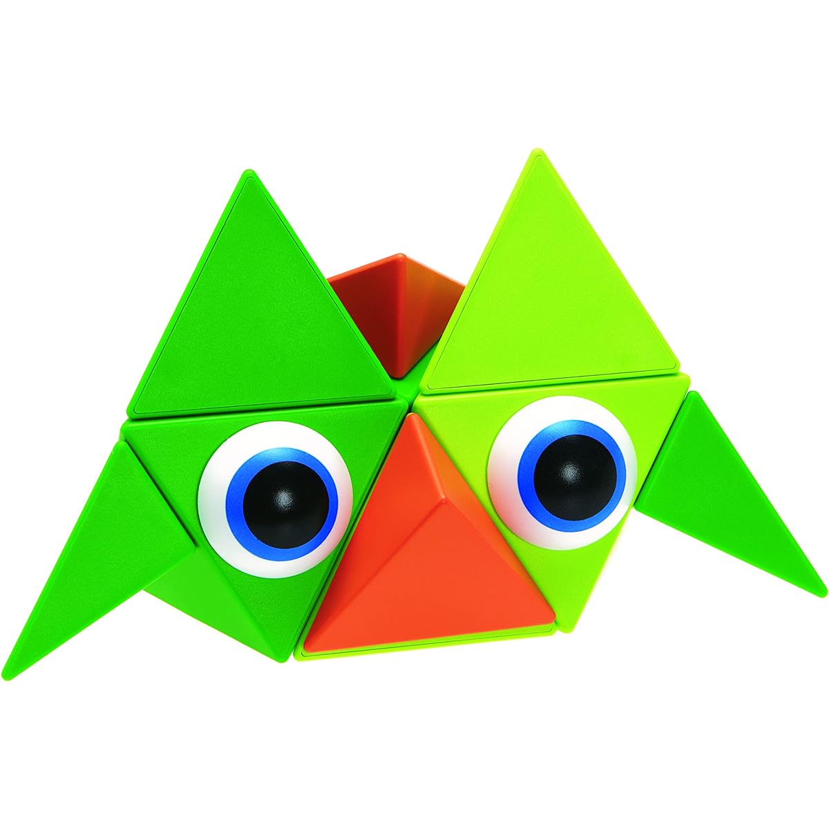 Trido Jungle Magnetic Art 3D Shapes 12 Piece Set - Go Beyond Standard Building Blocks, Connect Every Side for Unlimited Creativity, Non-Toxic Magnetic Building Tile Blocks, Ages 3+