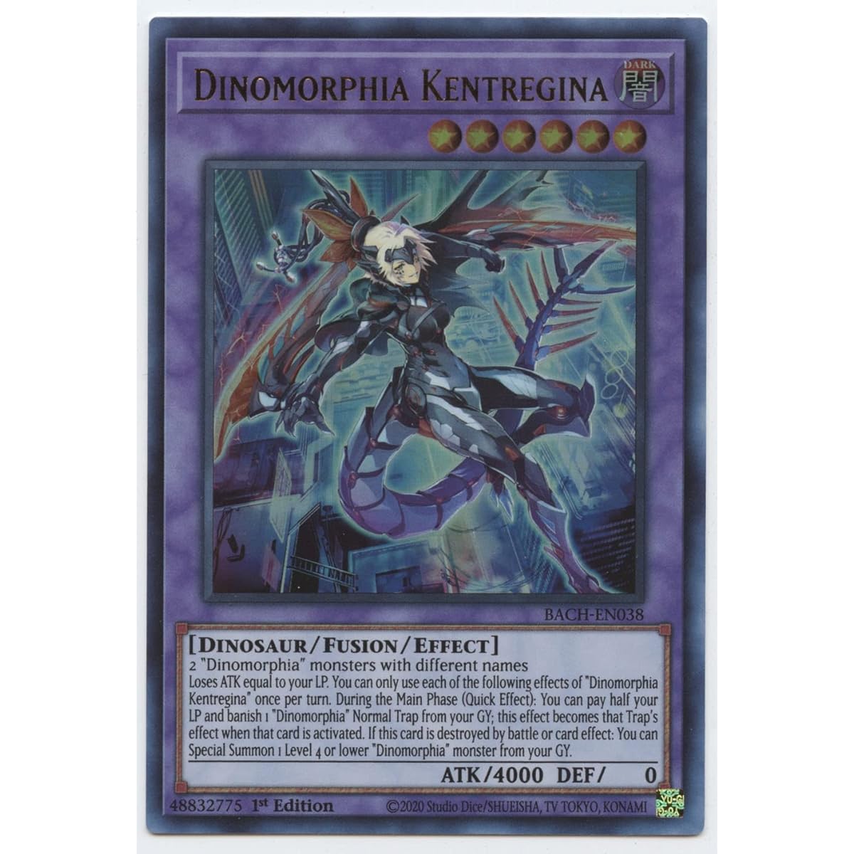 Dinomorphia Kentregina - BACH-EN038 - Ultra Rare - First Edition
