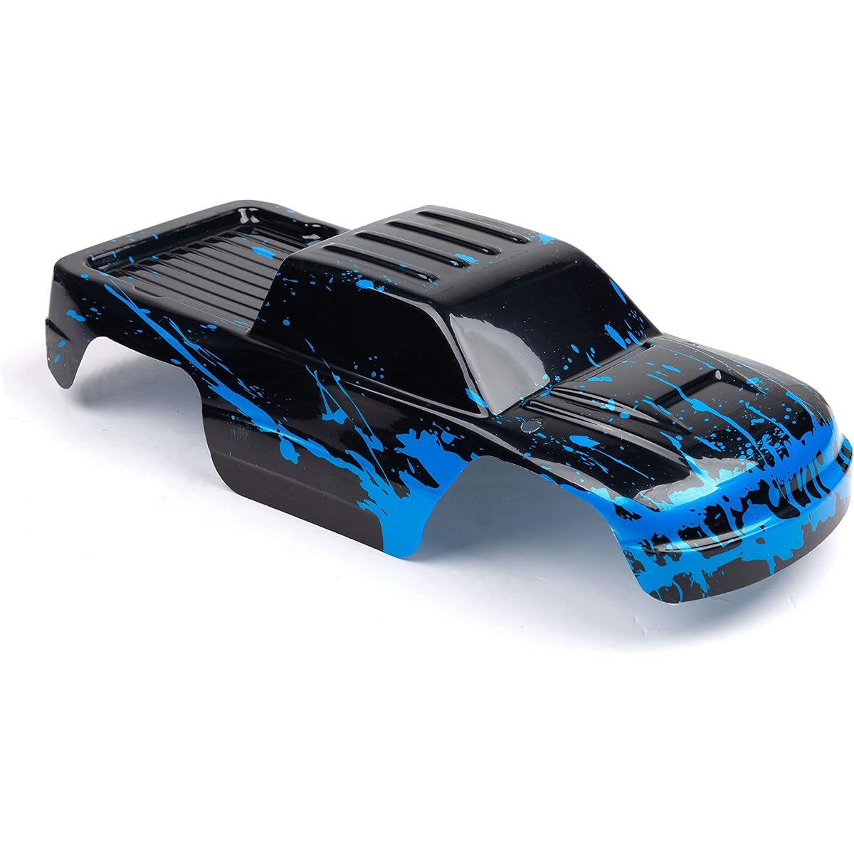 SummitLink Custom Body Muddy Blue over Black for 1/10 Stampede 4x4 VXL 2WD Slayer RC Car or Truck (Truck Not Included) ST-BB-01