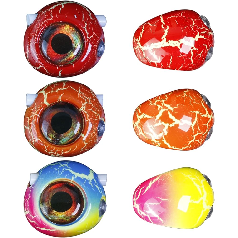 SEA STAR Real 3D fisheye sea bream lava Thai lava curly cod head 3 color set floating type 80g 100g 120g red sea bream