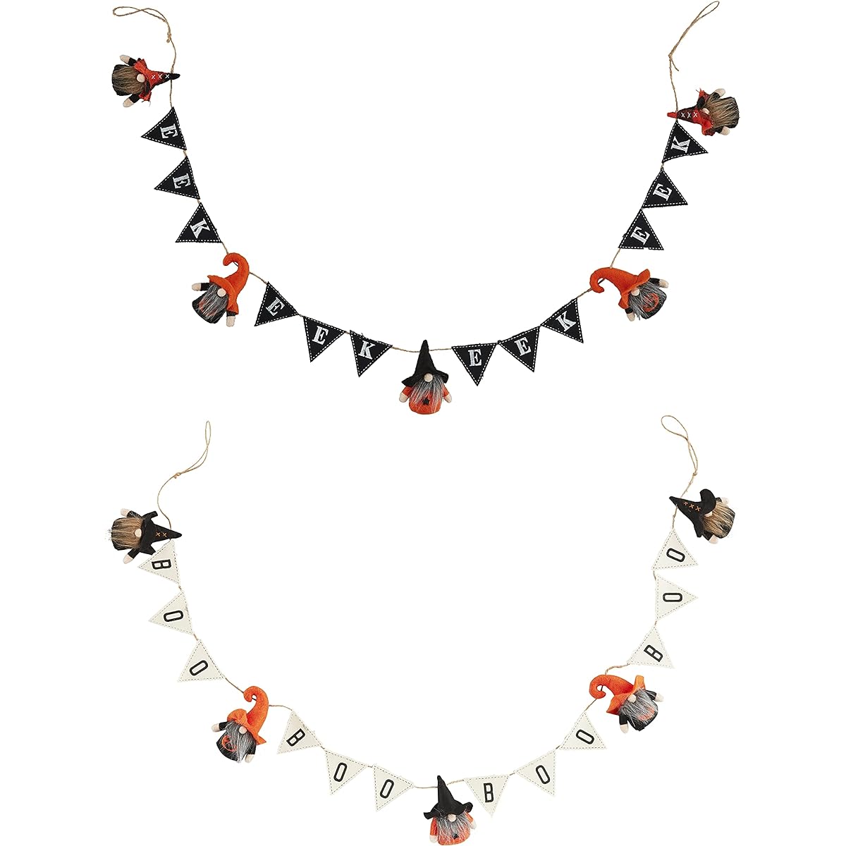 Mud Pie, Boo, Mud PieHalloween Gnome Garland, 60"