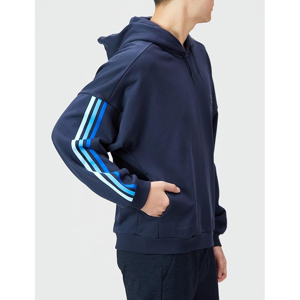 Adidas VA727 Men's Sweat Parka City Pullover Sweatshirt