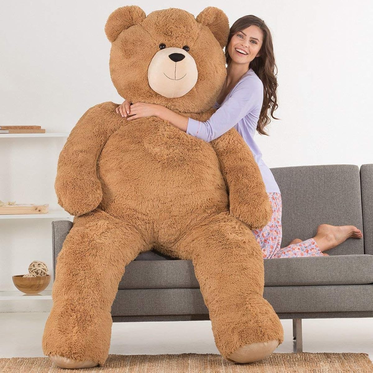 Vermont Teddy Bear Big Bear Collection 6 foot Bear KBKF72001