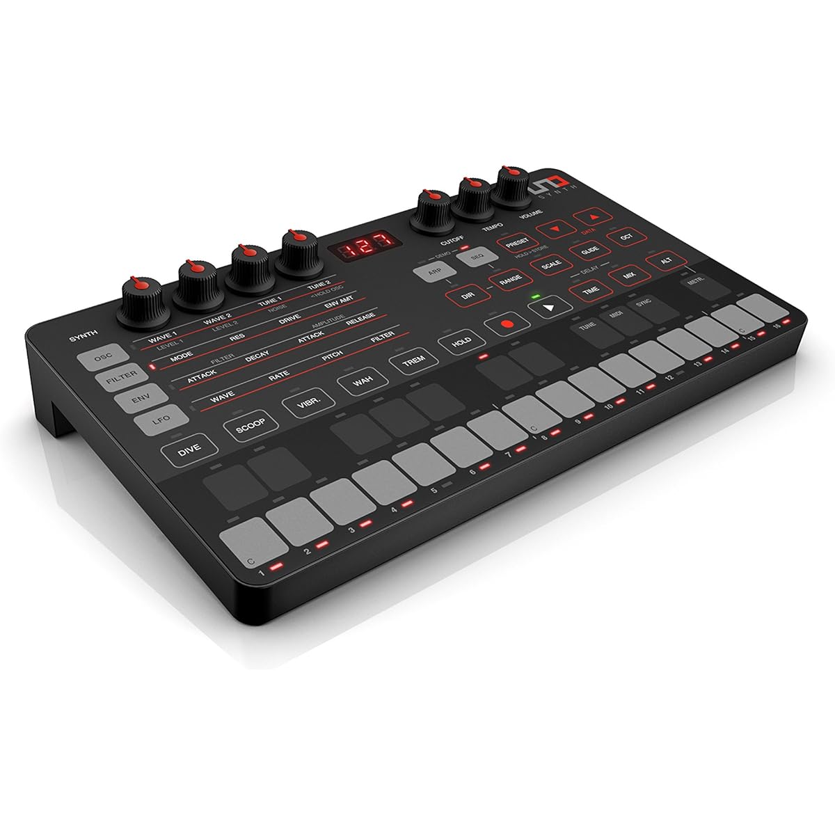IK Multimedia UNO Synth Compact Analog Synthesizer Battery/USB Powered IP-UNO-SYNTH-IN [Domestic Genuine Product]