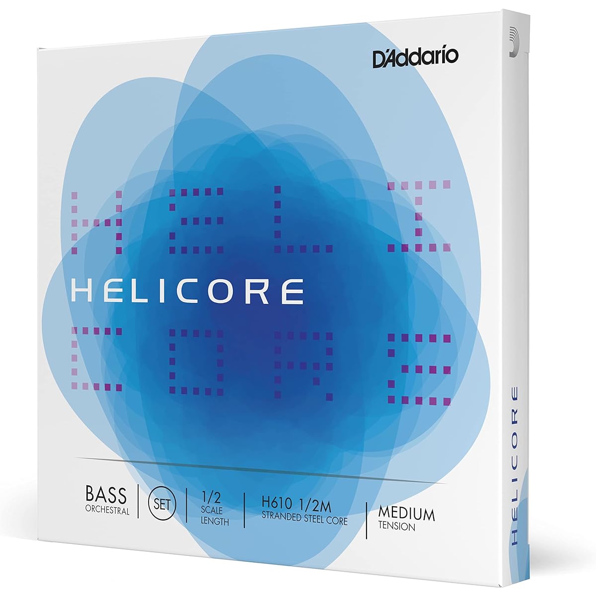 D'Addario Wood Base (Contrabass) Strings Helicore Orchestral Set H610 1/2M Medium Tension [Domestic regular product]
