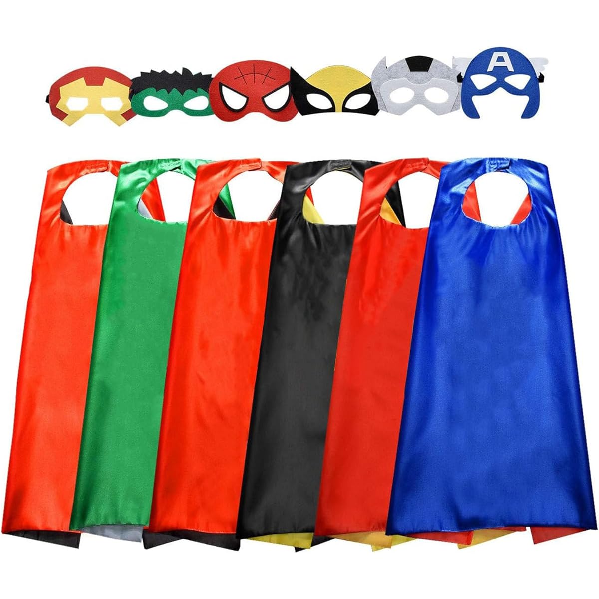 Roko Fun Cartoon Superhero Cape for Kids - Perfect for Halloween