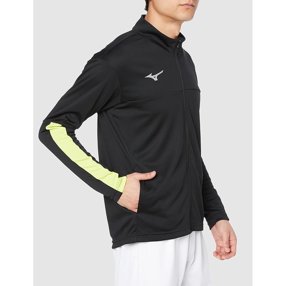 Mizuno P2MCA090 Soccer Wear, Warm-up Shirt, Short Sleeve, Sweat Absorbent, Quick Drying