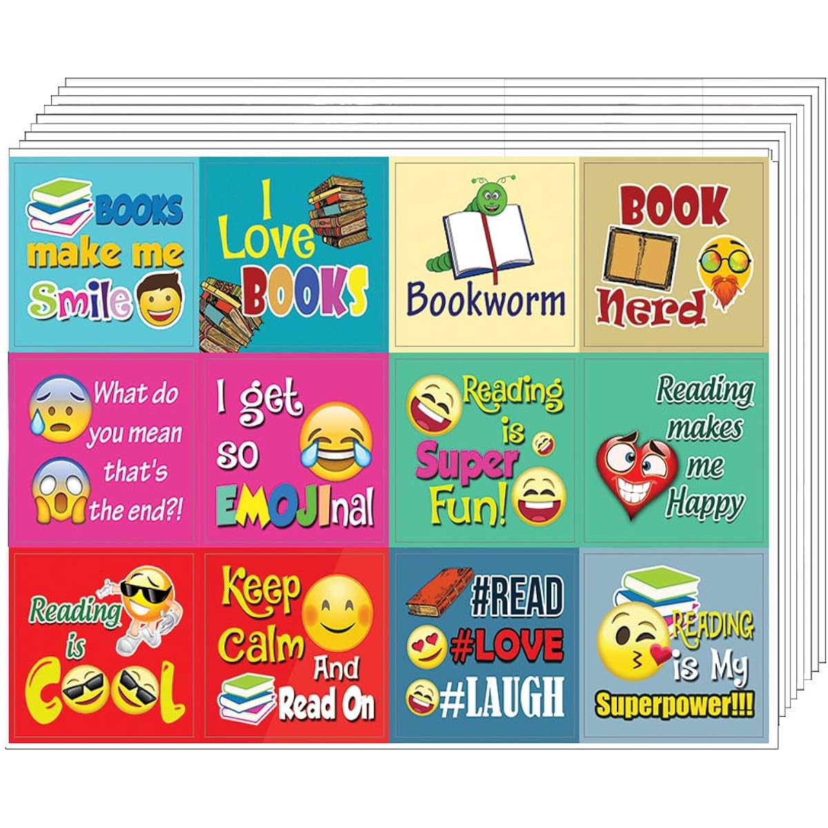 Positive Motivational Sticker Series (5 sheets) 5-sheets