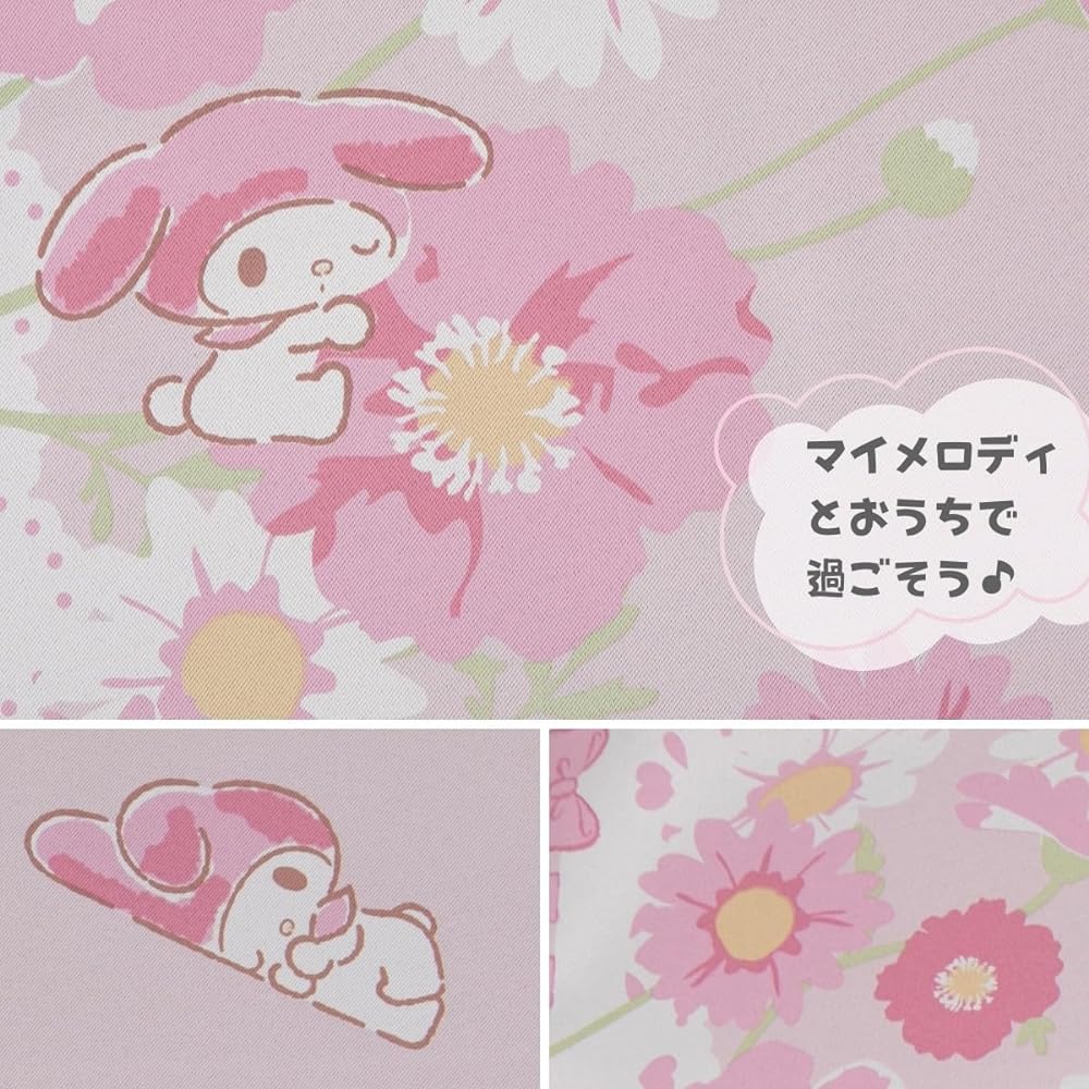 Sanrio [Made in Japan] My Melody 1st grade blackout curtains, set of 2, width 100 x 178cm length, 99.99% shading rate, washable, character SS-11-202-31