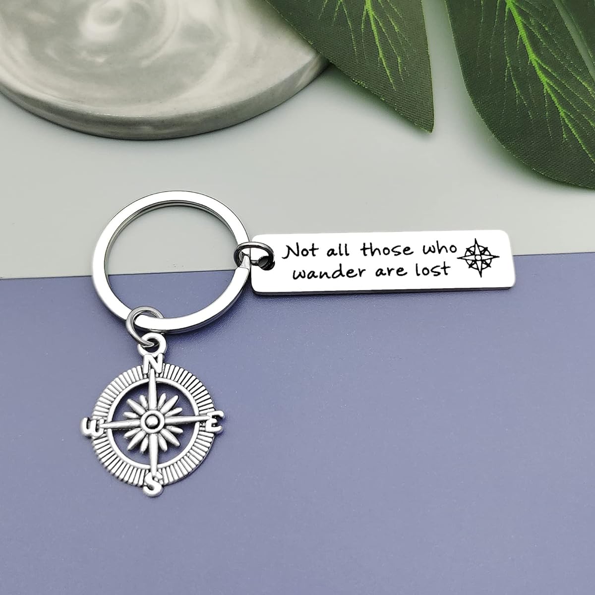 Traveler Gift Keychain Happy Camper Jewelry Keychain Travel Gift Inspirational Gift Camping Gift Keychain Wanderlust Gift Vacation Gift Birthday Christmas Retirement Gift Gift for Travelers