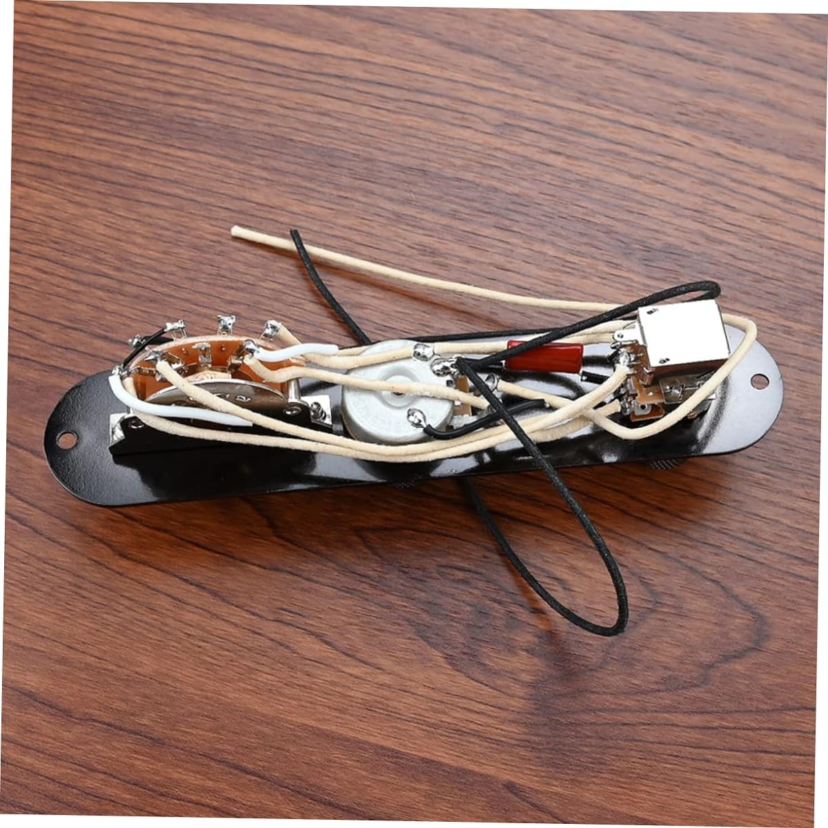 VICASKY Set of 5 Guitar Line Saddle Plates Guitar Accessories Loaded Control Plate Metal Guitar Control Plate Professional Guitar Control Plate Loaded Guitar