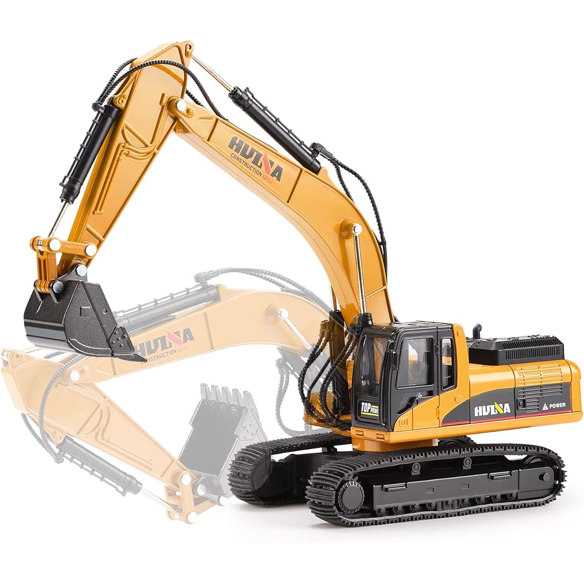 1/40 Scale Metal Excavator Toy Diecast Construction Machine Digger Truck Toy for Boys Kids