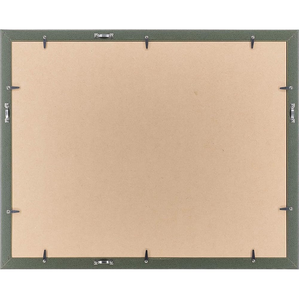 Lightweight oil painting frame GD8201 UV cut acrylic specification with wall hook F size (Silver, F0)