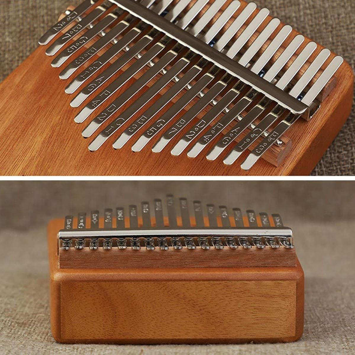 Thumb Piano Forest Deer 17 Key Kalimba African Thumb Finger Piano Wooden Kalimba Portable Musical Instrument African Instrument