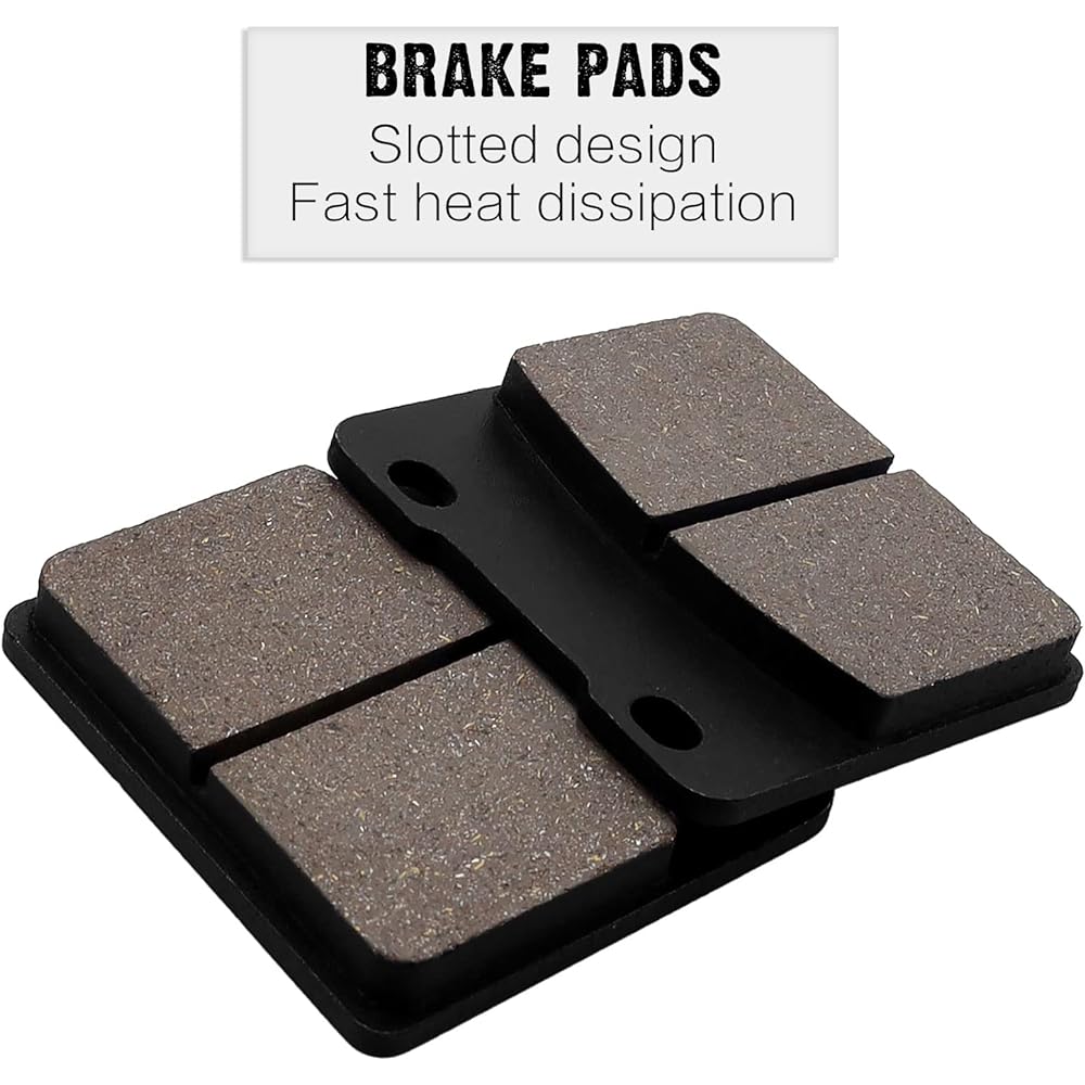SOLLON Front and Rear Brake Pads for Suzuki Intruder 1400 VS1400 1987-2004 Cavalcade 1400 GV1400 1986 VL1500 VL 1500 W/X/Y/K1 1998-2001 GSX1100 GSX 110 GSX 0 1984-1986