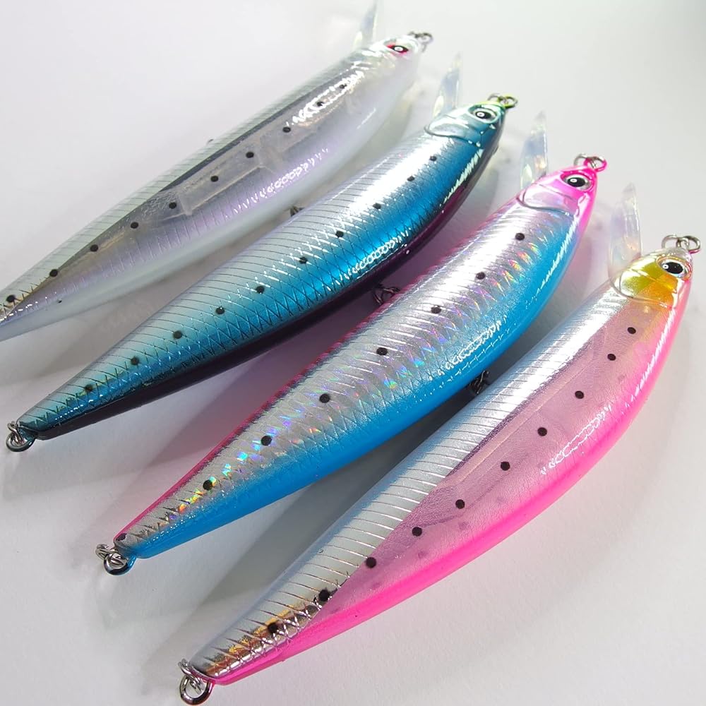 [Momo Lure] Momoru Lure For Blue Fish Penetrating Wire Minnow Blue Runner 120mm 40g Yellowtail Kingfish Japanese Spanish Mackerel Tuna Pintail