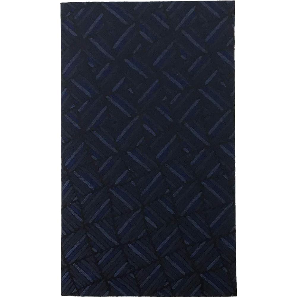 Taiko Sangyo Fukusa for Congratulations and Condolences, Navy Blue, 12 x 20 cm, Pure Silk Nishijin Ori, Wobbly Lattice, Made in Japan 149-10