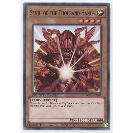 Senju of a Thousand Hands - SGX1-ENE02 - Common - First Edition