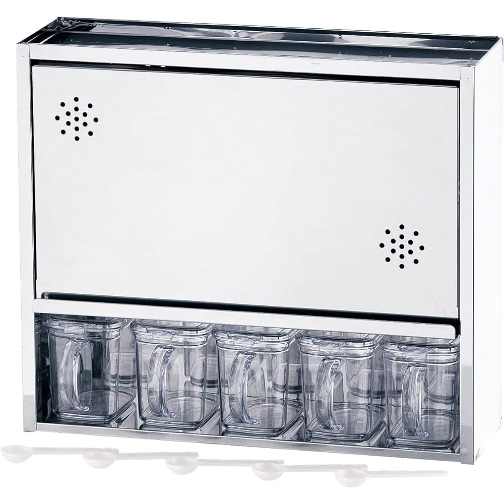 Endo Shoji Commercial Spice Rack Stainless Steel Made in Japan ASP4701
