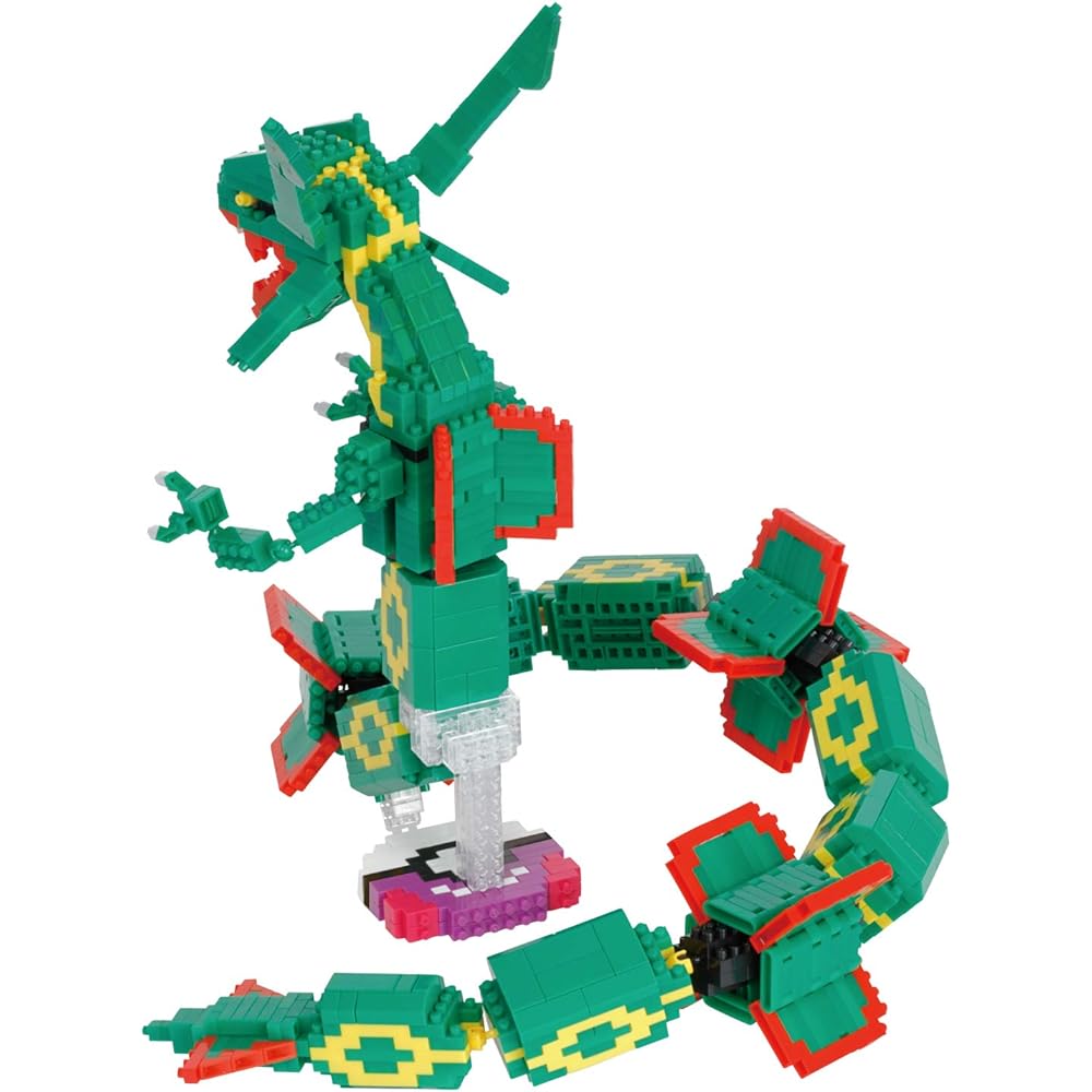 Kawada Nanoblock Pokemon Rayquaza Extreme DX NBPM_074