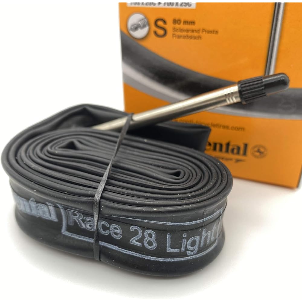 Continental Tube Race28 Light Lightweight 700 x 20-25c Presta Valve Length 80mm Long Valve 1 Piece Road Bike Bicycle [Parallel Import]