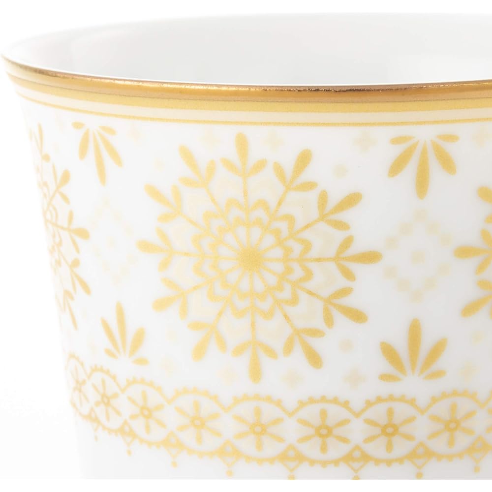 NARUMI Dinnerware Set Au&Pt 4 Piece Set Microwave Warmable Made in Japan 41377-33137
