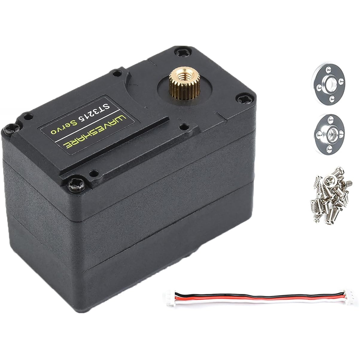 waveshare 30kg.cm@12V ST3215 Serial Bus Servo High Precision and Torque Programmable 360 Degree Magnetic Encoder Bidirectional Feedback Servo/Motor Mode Switchable