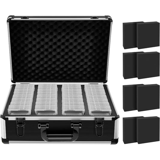 Sweetude Grading Card Storage Box PSA 180+ BGS FGS Graded Sports Trading Card Case for Grading Cards Sports Card Storage Box as Card Holder